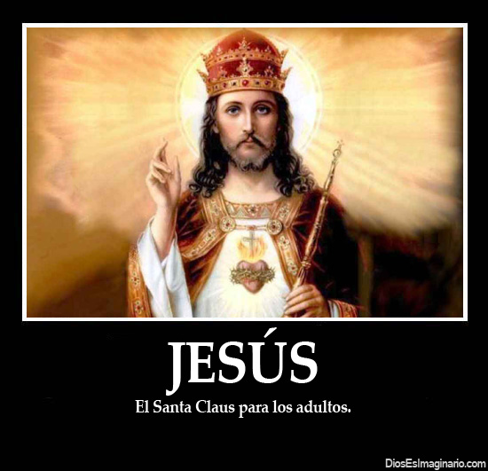 Jesus es Santa Claus para adultos