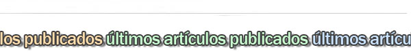 ultimos articulos publicados